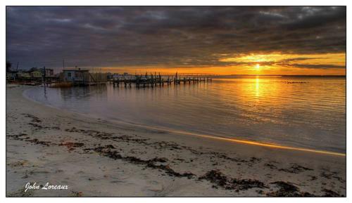William Morrow-Beach at Sunset by John Loreaux